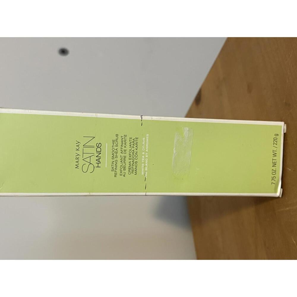 New Mary Kay Satin Hands Satin Smoothie Refining Shea Scrub  White Tea & Citrus
